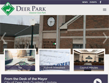 Tablet Screenshot of deerpark-oh.gov